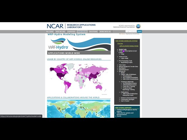 WRF-Hydro Online Resources