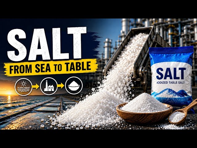 How Salt Is Made: Full Process | From Sea to Table