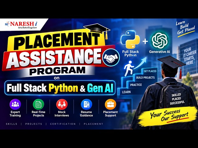 Placement Assistance Program on Full Stack Python & Gen AI | Naresh IT