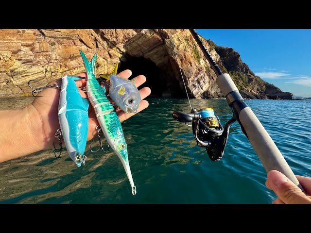 Reto de Pesca con los PEORES SEÑUELOS de Temu en el Mar! 