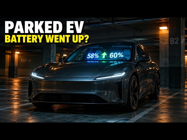 Why Your Parked EV's Battery Percentage Can Rise