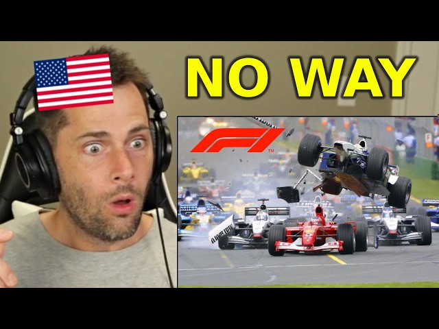American Reacts to the Most INSANE Formula 1 Moments