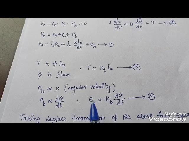 Transfer Function of Armature Controlled DC Motor/Unit_1/#9/Tamil