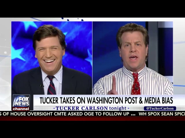 Tucker Carlson makes Washington Post media critic look like a stammering fool
