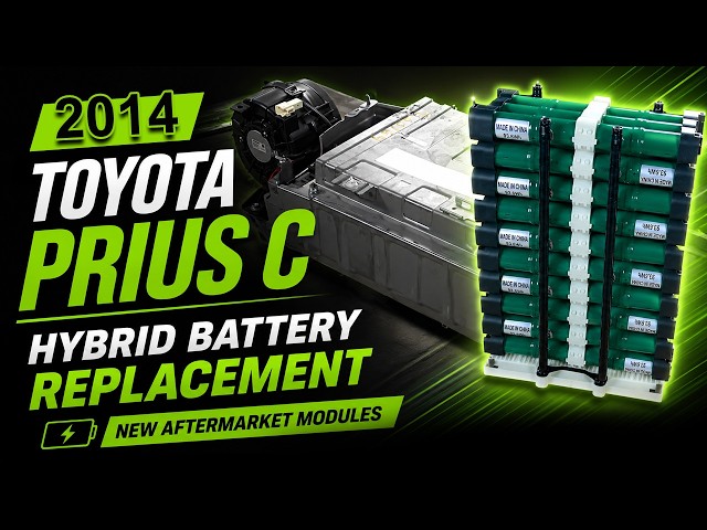 How to Replace/Repair/Fix a Hybrid 2014 Toyota Prius C Battery Pack with Aftermarket Modules Guide