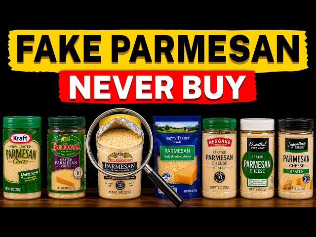5 Parmesan Brands To AVOID At ALL Costs (And 4 That Are Actually Real Parmesan!)