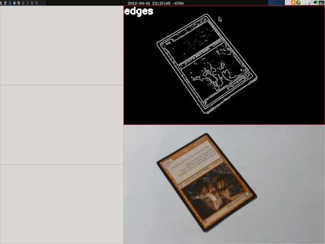 Card scanning over webcam pt 2 - overview of card shape recognition