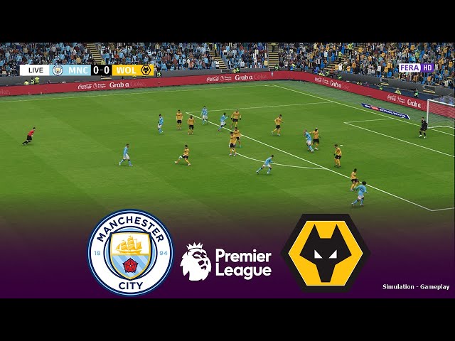 MANCHESTER CITY vs WOLVERHAMPTON Live | Premier League 2026 | Simulation PES 2021 Gameplay