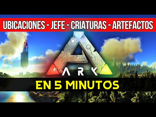 ARK: THE ISLAND IN 5 MINUTES ⏱ | Bosses, Creatures, Artifacts, Locations and more!