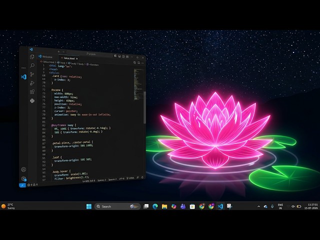 #lotus #html #css #javascript 