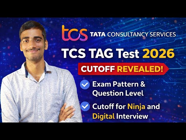 TCS TAG Test 2026 Cutoff Revealed 😱 | Exam Pattern & Question Level | Ninja & Digital