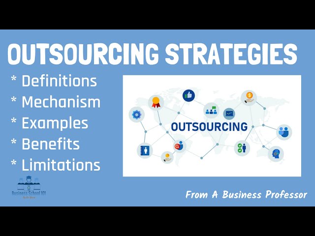 What are Outsourcing Strategies? | Strategic Management | From A Business Professor