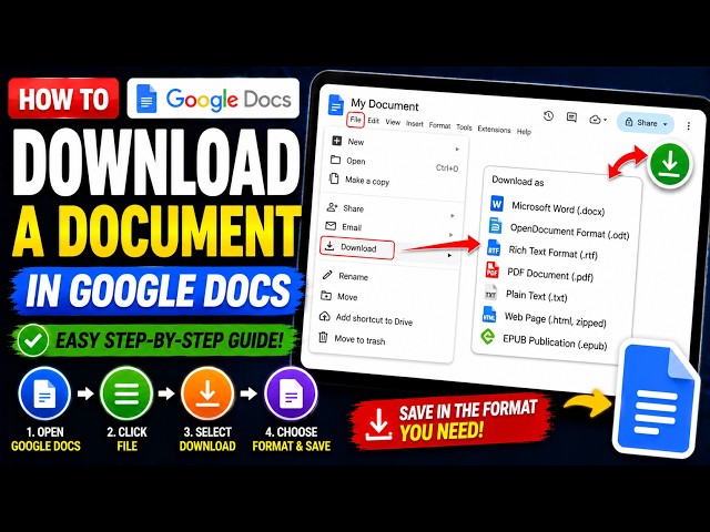 How to Download a Document in Google Docs | Easy Step-by-Step Guide