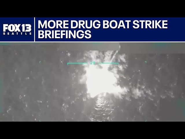 Briefings on alleged drug smuggler strikes continue | FOX 13 Seattle
