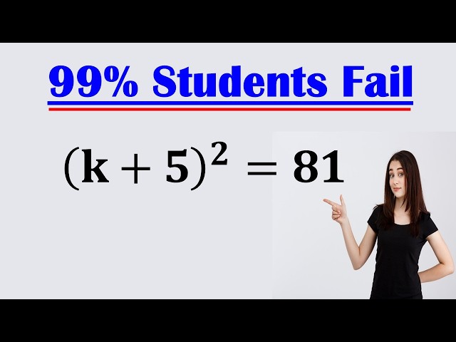 Solving a 'Harvard' University entrance exam |Find k?