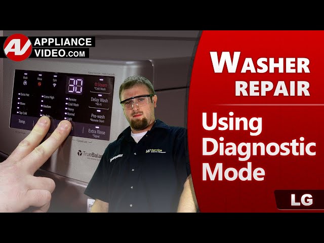 Diagnostic Mode, Error Codes & Troubleshooting on a LG Washer by a  Factory Technician