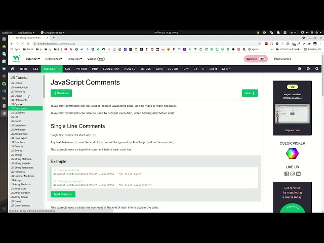 JavaScript Crash Course for Beginners | Learn JavaScript in 1 Hour (2025)