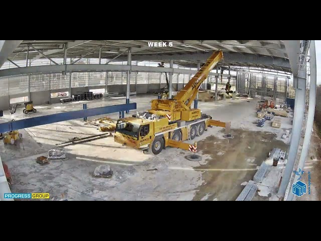 Only 12 weeks from assembly start to the first precast panels - EBAWE Anlagentechnik