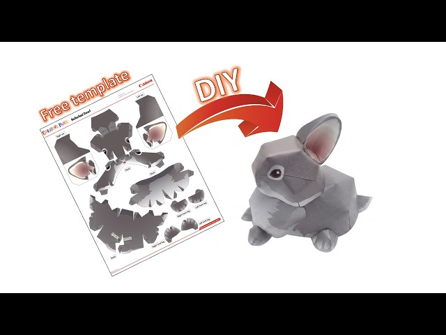 Making a Realistic Paper rabbit (Netherland Dwarf breed)