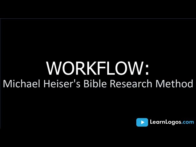 Logos Bible Software 9 Training 0067