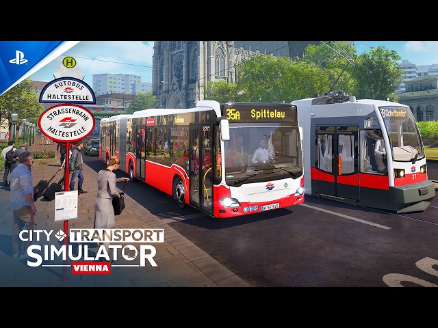 City Transport Simulator 2026 - Vienna Announcement Trailer | PS5 Games