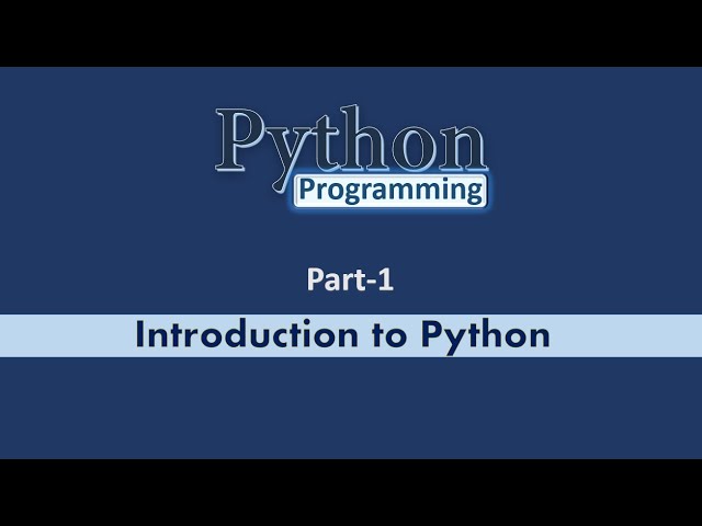 Introduction to Python│Python│Part# 1│Learn CSE Malayalam