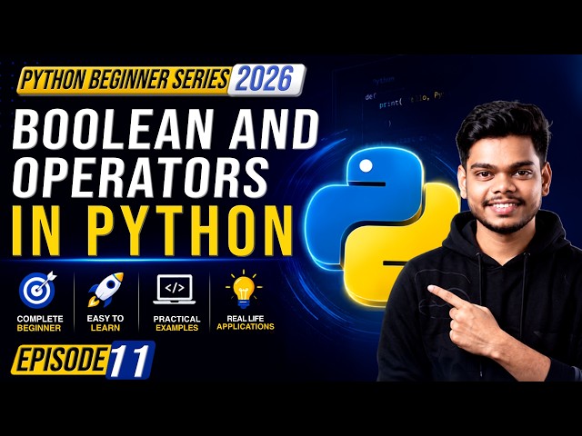 Python Boolean And Operators Explained In Tamil | Python Beginner Series In Tamil 2026
