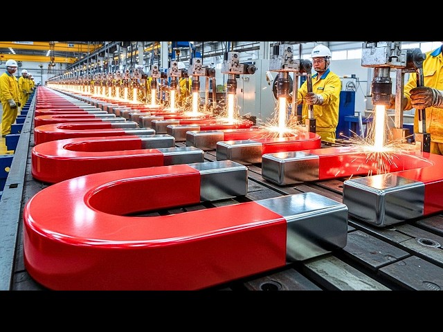 HOW the WORLD'S MOST POWERFUL MAGNETS ARE MADE | Mega Factories