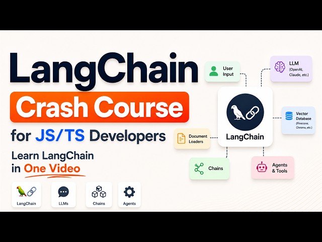 Langchain Crash Course for JS/TS Developers | Learn LangChain in One Video
