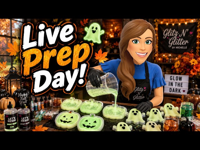 #1251 LIVE Prep Day! Will These Work The Way I Want Them To? Two Pumpkins and 4 Ghosts!