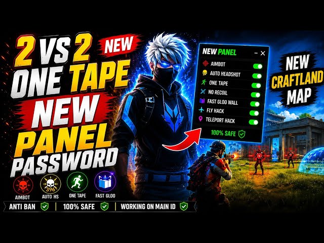 NEW 2V2 CRAFTLAND VIP PANEL PASSWORD 😍 | Working Map Code 2026 | Free Fire