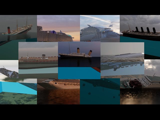 All My "See Through" Ship Simulations - Compilation