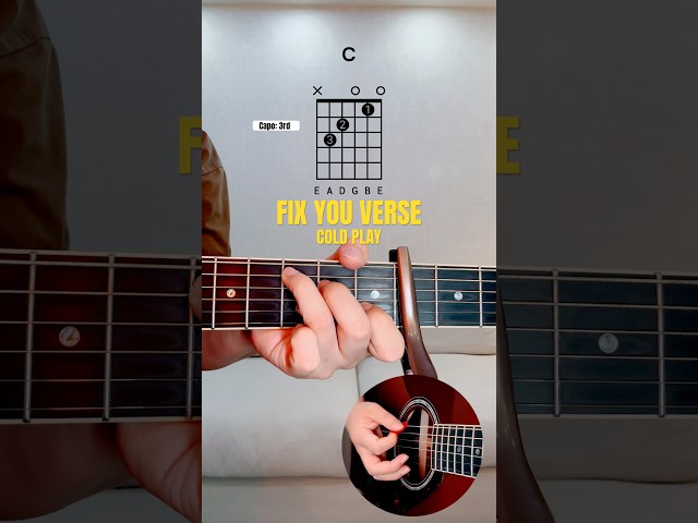FIX YOU By COLD PLAY | Verse #guitar #guitartutorial #guitarlesson #coldplay #guitarcover #chords