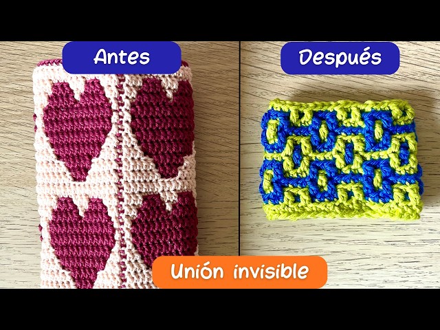 How to avoid the seam in mosaic crochet in the round