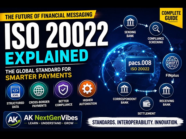 ISO 20022 Explained from Scratch | MT vs MX | CBPR+ | FINplus | SWIFT | Complete Banking Guide