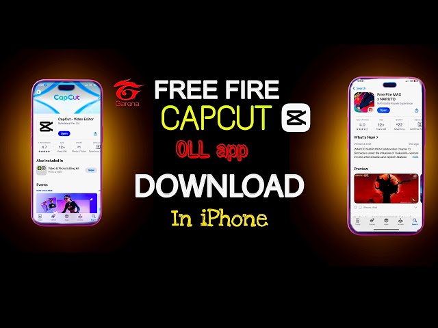 iPhone Me Free Fire or capcut oll app Download Kare 10Se I me 😱