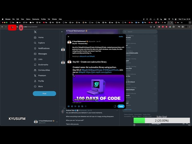 100 days of code day 63 ~