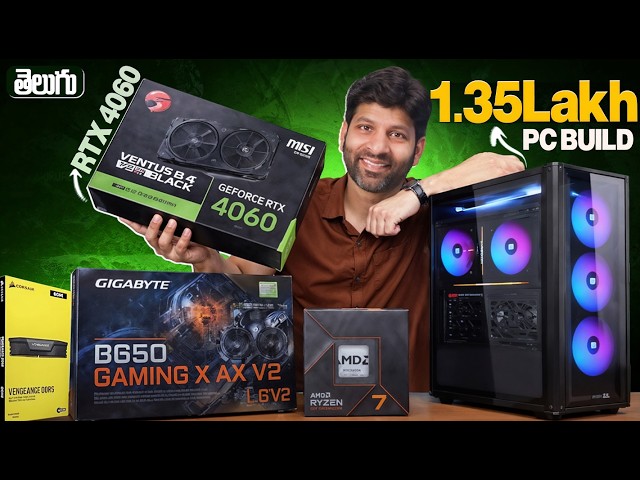 I Build ₹1,35,000 PC (Telugu)