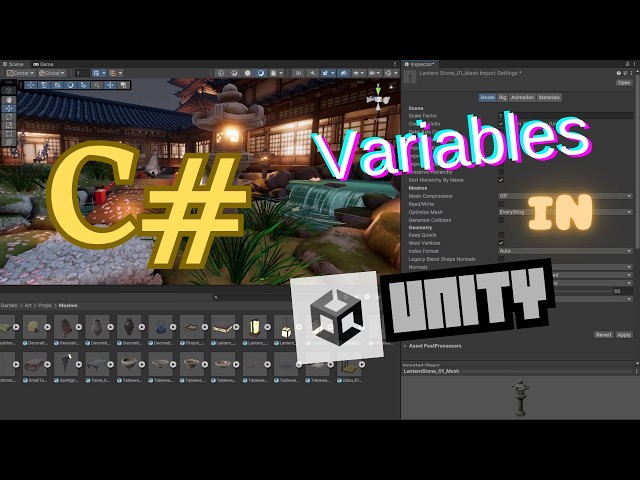 Explaining Variables in Unity | Variables in Unity (C#) | Learn #CSharp #unity
