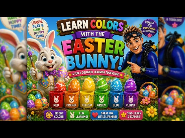Learn Colors with the Easter Bunny's Magic!