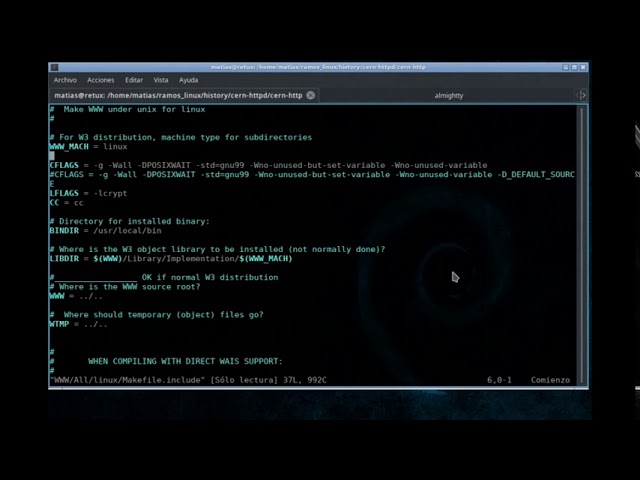 Back to the Web early beginnings: Building CERN httpd, the first Web Server