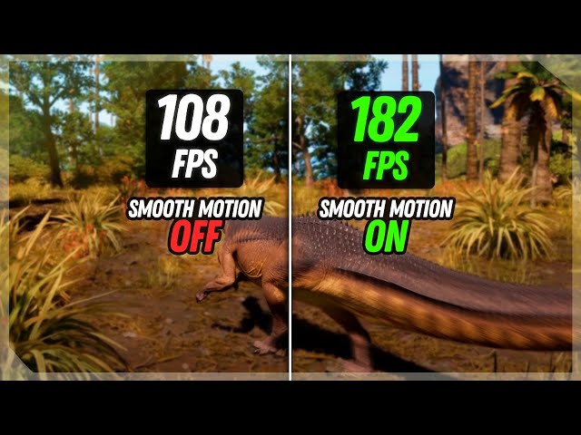 SMOOTH MOTION: How to use, Comparison and Performance test
