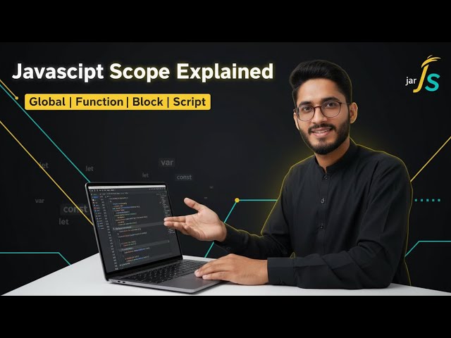 JavaScript Scoping Explained | Global, Function, Block & Script Scope with Examples