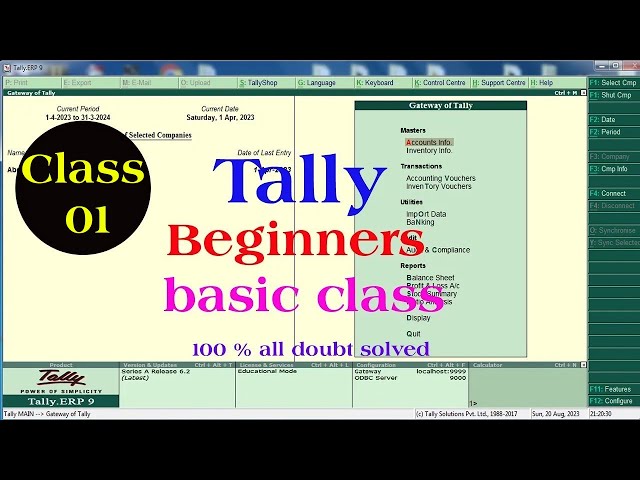 Tally Tutorial in Hindi | Tally | Tally ERP 9 | Tally Course | Tally for Beginners Tally Tutorial