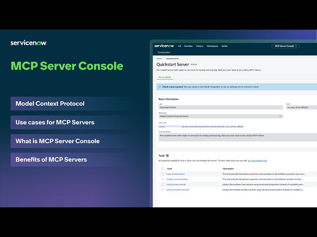 MCP Server Console