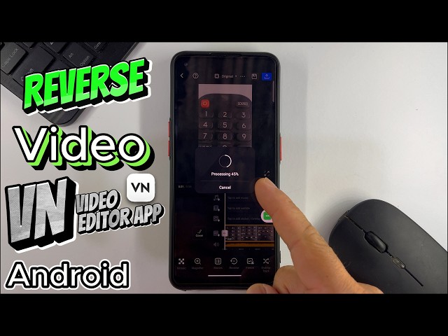How to Reverse Video in VN Video Editor App on Android Phone