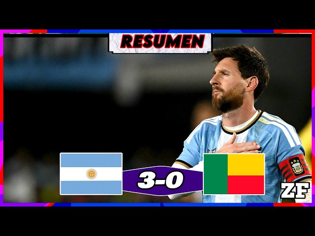 ✅ ARGENTINA VS BENÍN EN VIVO AMISTOSO INTERNACIONAL 🏆 DESPEDIDA DE  LIONEL MESSI