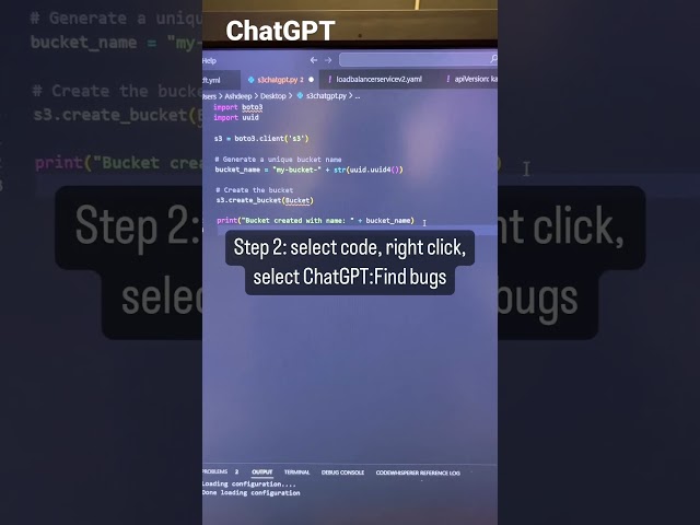 ChatGPT fix bug in your code | #chatgpt #vscode #programming #java