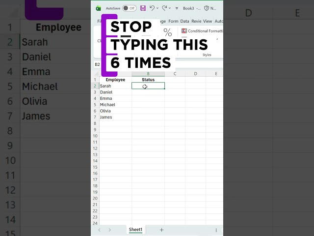 Fill Multiple Excel Cells at Once | Ctrl + Enter