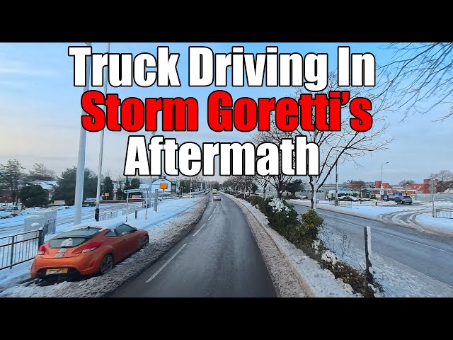 Truck Driving In Storm Goretti's Aftermath | Vlog 491